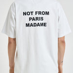 T-shirt uomo girocollo bianca TS203 CO002OPW DROLE DE MONSIEUR 
