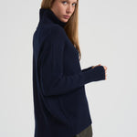 Dolcevita donna Heidi in cashmere blu 202113 NAVY LISA YANG 