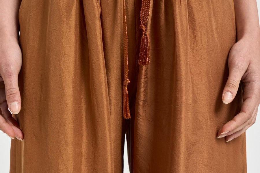 Pantalone donna satinato coccio 14862 3075 FORTE FORTE 