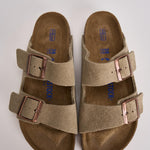 Sandalo arizona donna in suede 951303 TAUPE BIRKENSTOCK 