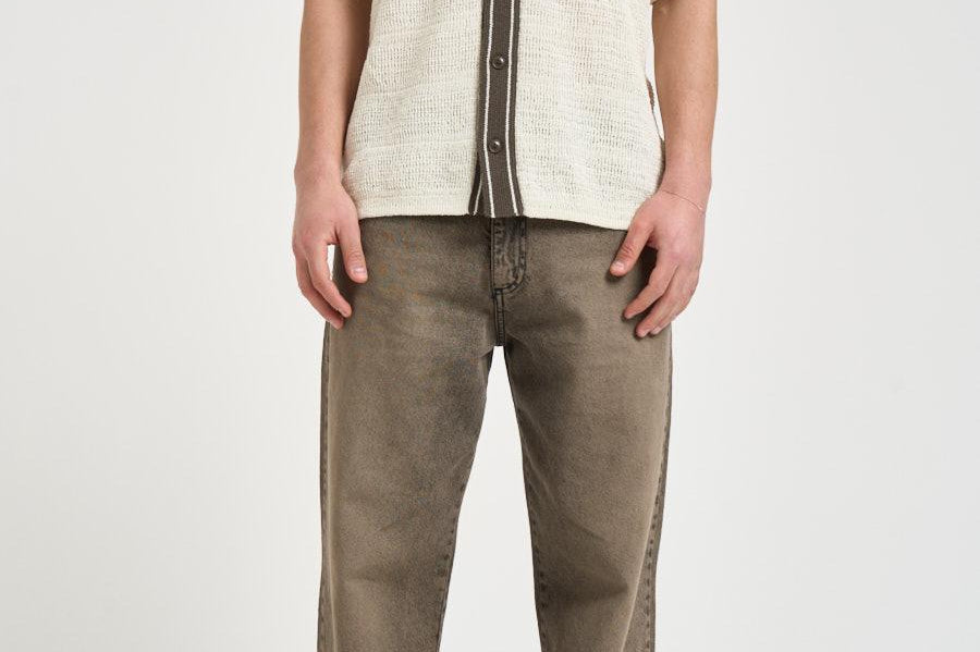 Polo uomo effetto crochet beige M26100018 CLEARCREAM SAMSØE SAMSØE 