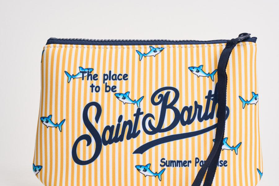 Pochette donna Aline a righe in fantasia squalo ALINE 02106L MC2 SAINT BARTH 