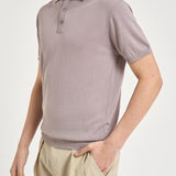 Polo uomo in maglia viola chiaro M060526 119 ACCADEMIE TESSILI 