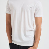 T-shirt uomo bianca con logo nero 8N1TD8 1JVZ0100 EMPORIO ARMANI 
