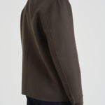 Cappotto uomo corto verde militare CARY DARK GREEN ACCADEMIE TESSILI 