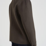 Cappotto uomo corto verde militare CARY DARK GREEN ACCADEMIE TESSILI 