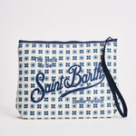 Pochette donna Aline fantasia floreale blu ALINE 00672L MC2 SAINT BARTH 
