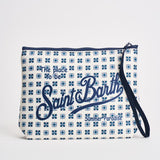 Pochette donna Aline fantasia floreale blu ALINE 00672L MC2 SAINT BARTH 