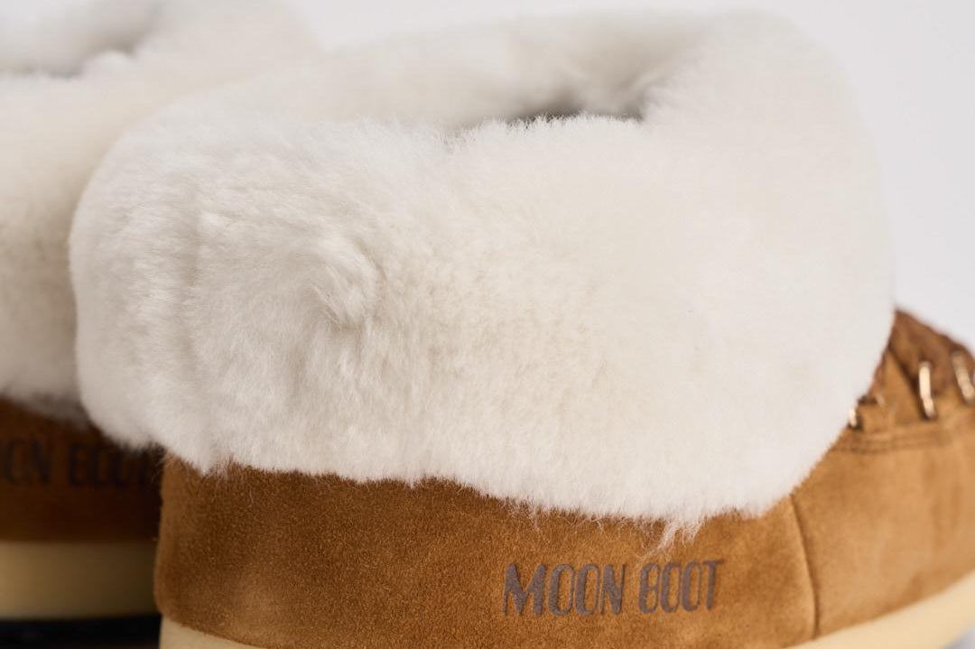 Stivale donna in pelle scamosciata marrone 1470090 ML06COGNACNATURAL MOON BOOT 