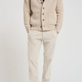 Cardigan uomo collo sciallato sabbia CS3MLT W5CP931 FILIPPO DE LAURENTIS 