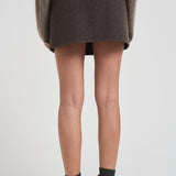 Minigonna donna Leak grigio marrone D630611 LEAK886MORO P.a.r.o.s.h. 