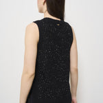 Gilet donna in maglia nero con glitter MG000167D 9300 HERNO 