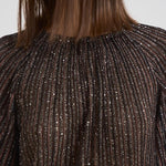 Maglia girocollo svasata in lamé N17 BK01CLS80E3 MISSONI 
