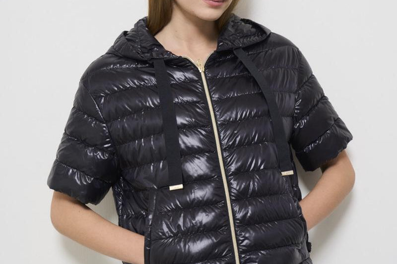 Cappa donna blu con cappuccio PI001993D 9300 HERNO 