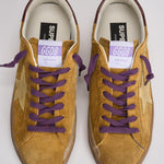 Sneakers uomo Super Star in suede cammello GMF00101 F00750482995 GOLDEN GOOSE 