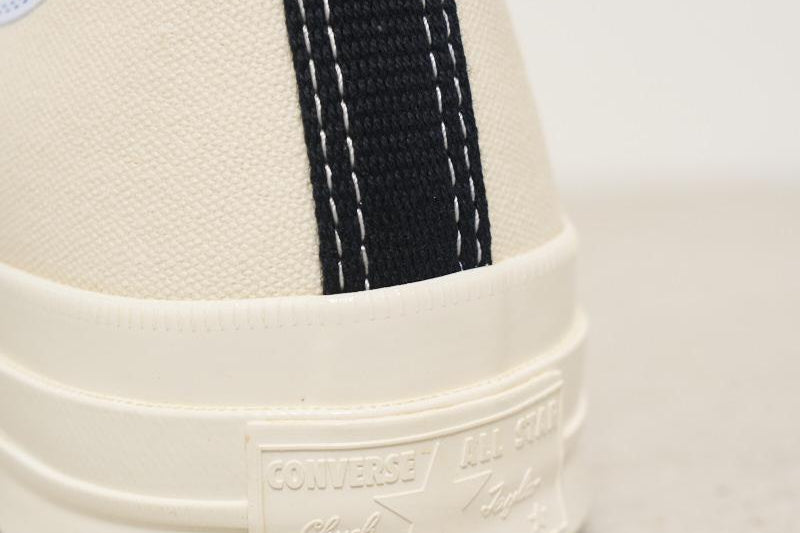 Sneakers Converse donna Chuck 70 panna K129 WHITE COMME DES GARCON PLAY 