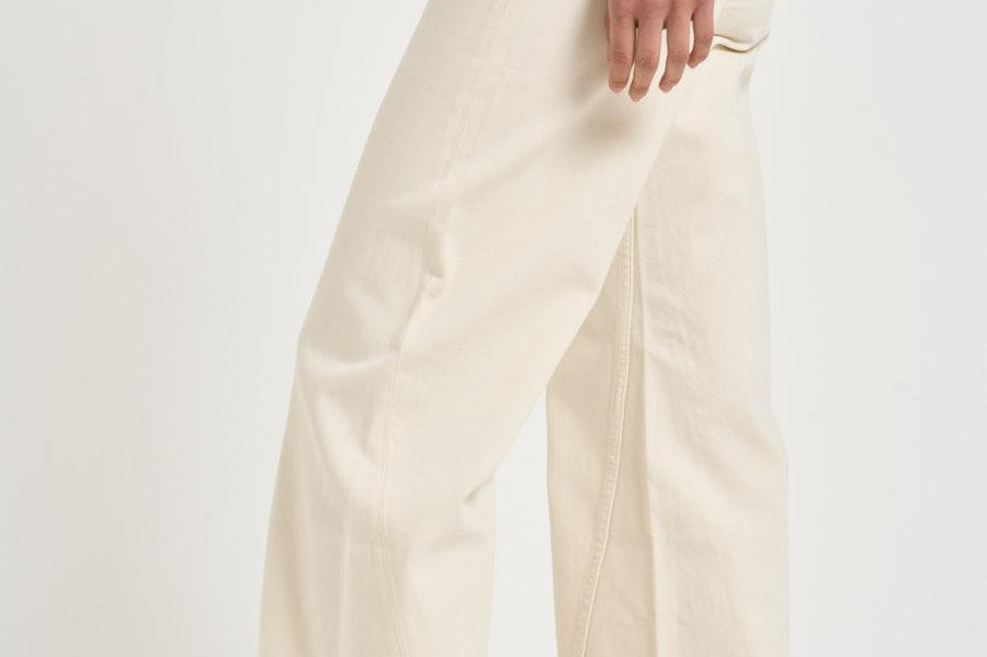 Jeans donna Brie in denim panna 12211 CREAM ANINE BING 