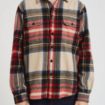 Camicia uomo in flanella a quadri rossa 710981126 001 RALPH LAUREN 