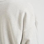 Felpa uomo girocollo grigio chiaro GUP02711 P00241260665 GOLDEN GOOSE 