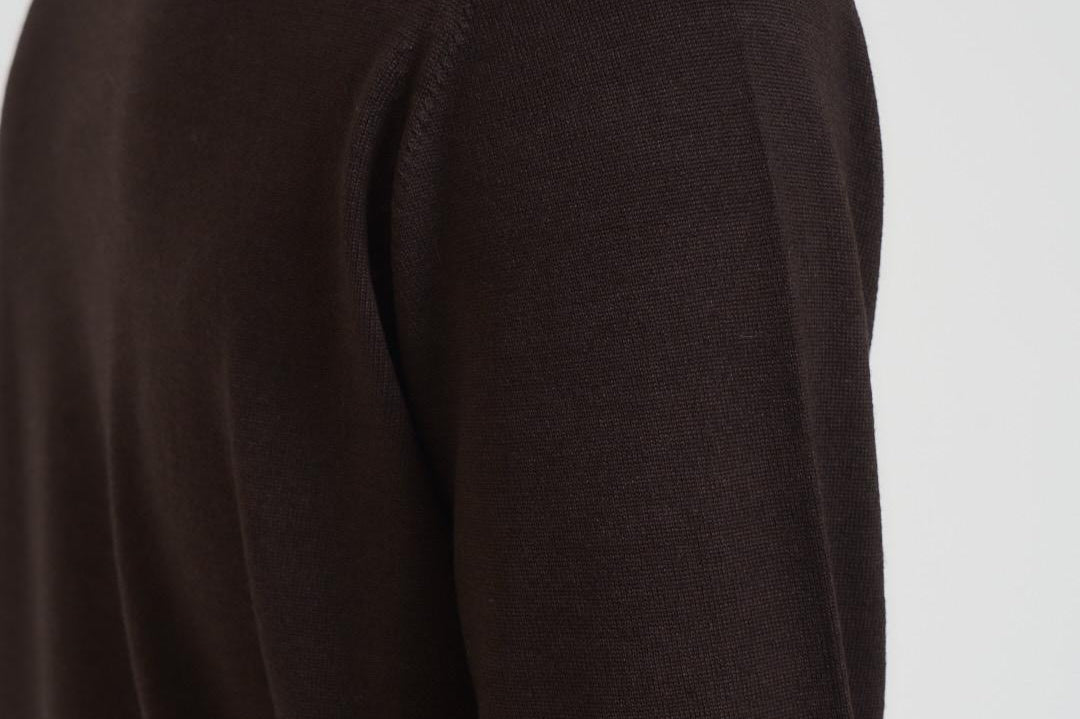 Maglia uomo collo alto marrone DV1ML WM12RV190 FILIPPO DE LAURENTIS 