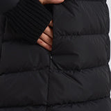 Piumino donna in nylon midi nero PI0660D 9389 HERNO 