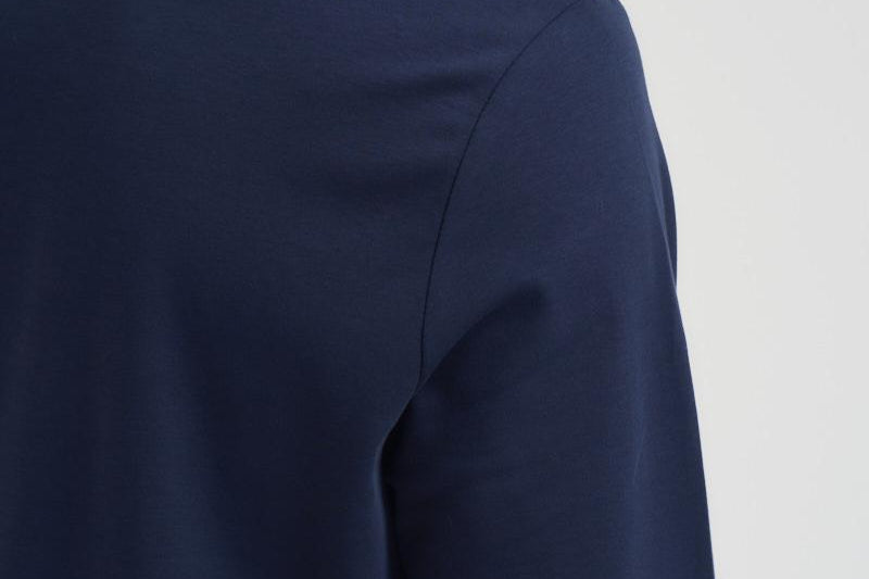 T-shirt uomo blu manica lunga 710760121 003 RALPH LAUREN 