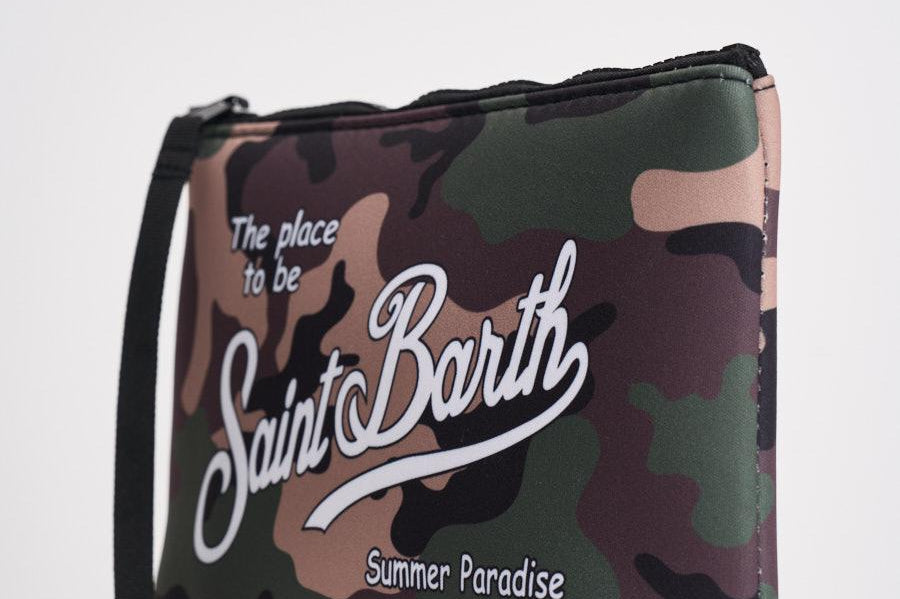 Pochette donna Aline camouflage verde militare ALINE 03147L MC2 SAINT BARTH 