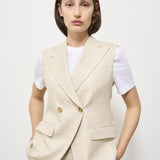 Giacca donna gilet beige 2157 542481 L.B.M. 