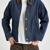Giacca uomo corto in denim blu MCA1105 IN71 BARBOUR 