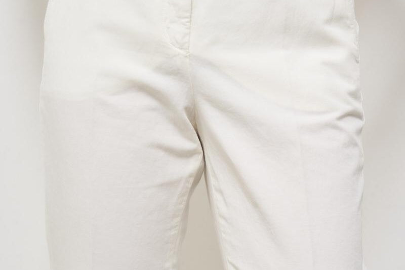 Pantaloni donna a sigaretta bianchi 176832 D6207011 INCOTEX 