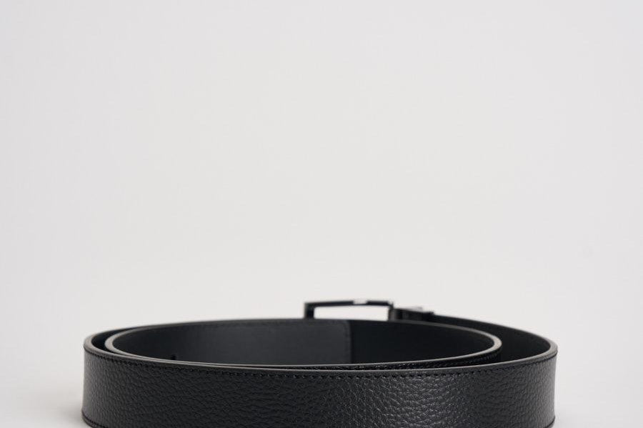 Cintura uomo in pelle nera Y4S195 YLO8J80741 EMPORIO ARMANI 