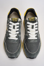 Sneakers uomo Reelwind grigia e gialla WWLM GQ06 AUTRY 