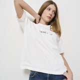 T-shirt donna bianca Jaylin 10280 IVORY ANINE BING 