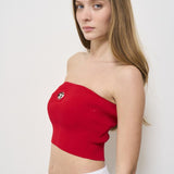 Top donna a fascia M-Clarksvillex rosso A13019 0DLAX42A DIESEL 