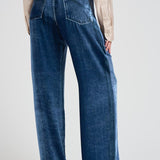 Pantalone donna a palazzo Kankam blu 12699 516524 PIERRE-LOUIS MASCIA 