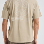 T-shirt uomo girocollo beige 2100037 S0241V009A STONE ISLAND 