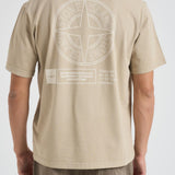 T-shirt uomo girocollo beige 2100037 S0241V009A STONE ISLAND 