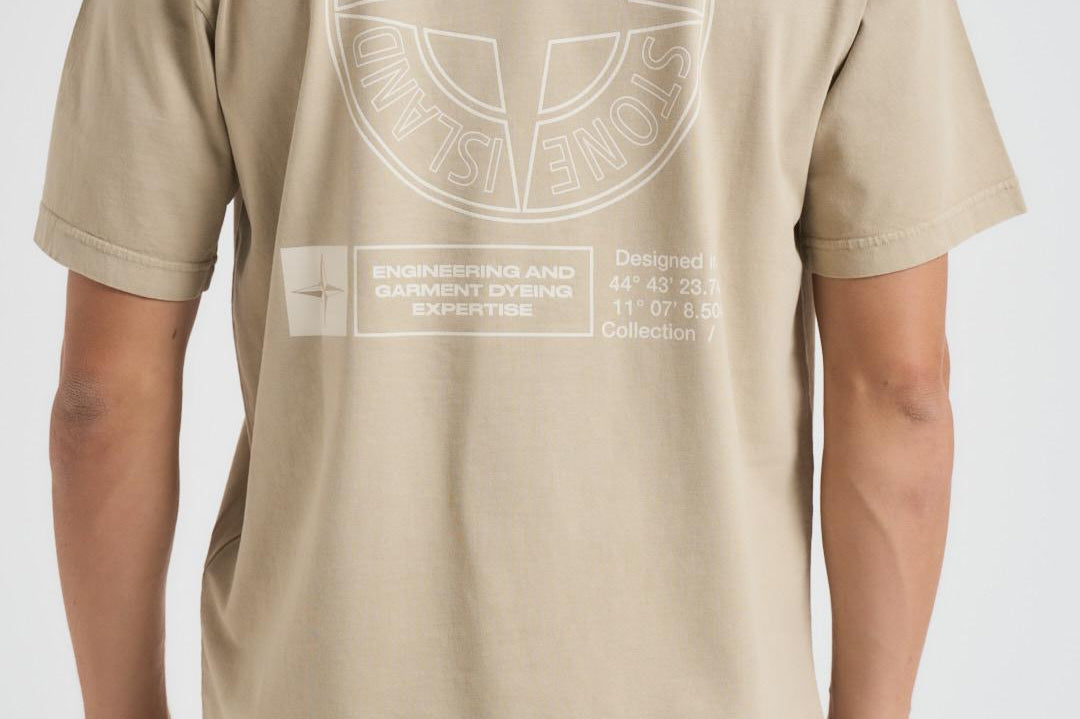 T-shirt uomo girocollo beige 2100037 S0241V009A STONE ISLAND 