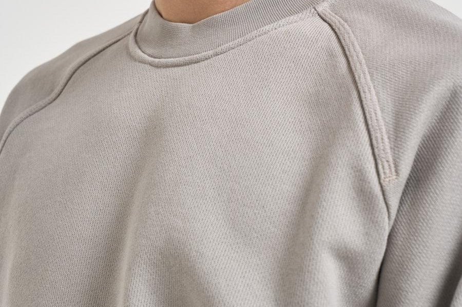 Felpa uomo girocollo grigio chiaro 6100028 S0F42V0064 STONE ISLAND 