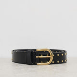Cintura donna in pelle con borchie CE015CFA B1B21A01BK ISABEL MARANT 