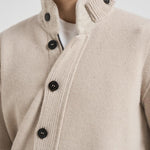 Cardigan uomo con bottoni beige 5100047 S00A3V009A STONE ISLAND 