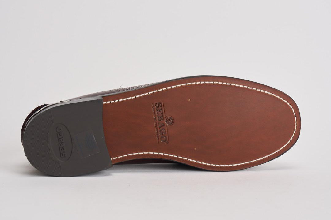 Mocassino uomo marrone con ricami chiari 751221W MARRONE SEBAGO 