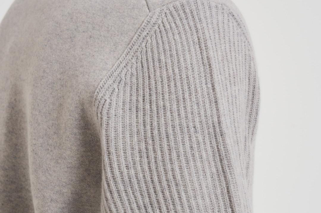 Giacca uomo in maglia grigio chiaro AALKTJT1 AA65015915BC LARDINI 