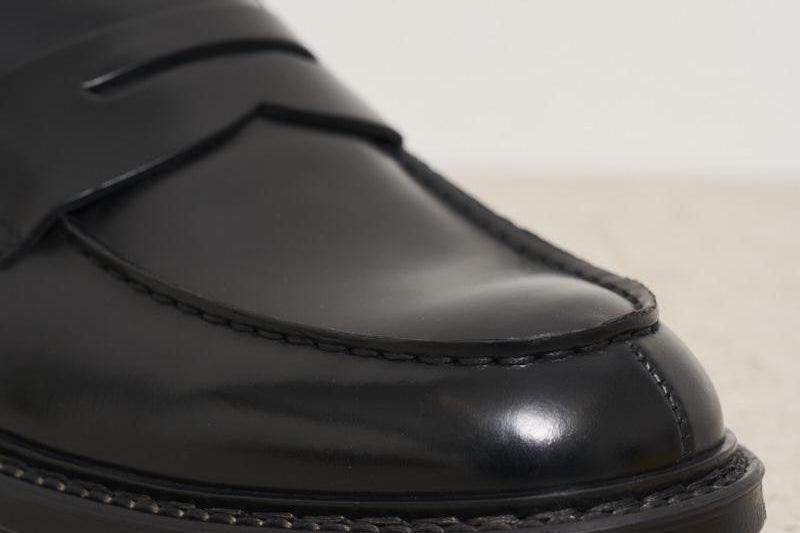 Mocassino uomo in pelle nero 2405 HORSENERO DOUCAL'S 