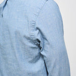 Camicia uomo in denim chiaro 710548538 001 RALPH LAUREN 