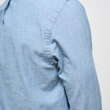 Camicia uomo in denim chiaro 710548538 001 RALPH LAUREN 