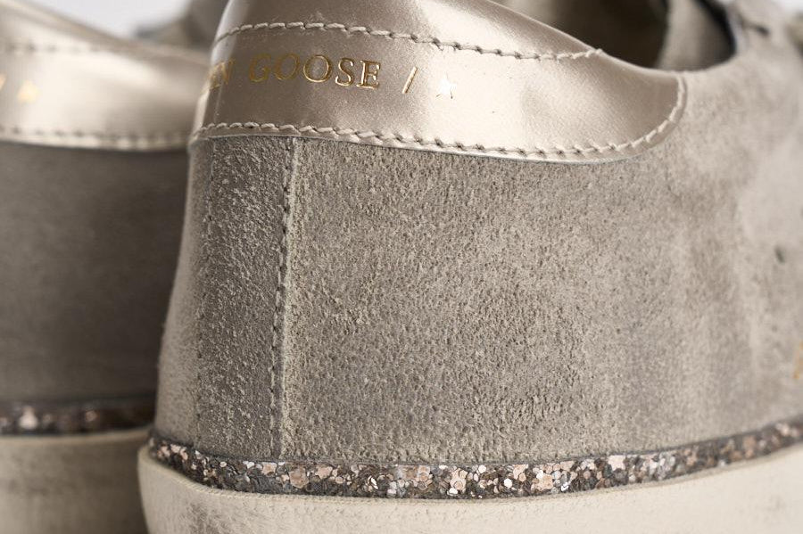 Sneakers donna Super-Star in suede grigio GWF00857 F00805915864 GOLDEN GOOSE 