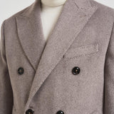 Cappotto uomo doppiopetto grigio MAINE MCPS126MORO ACCADEMIE TESSILI 