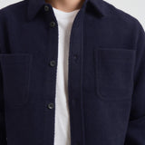 Camicia Lennon Bouclé avorio blu 1000547 460 LES DEUX 
