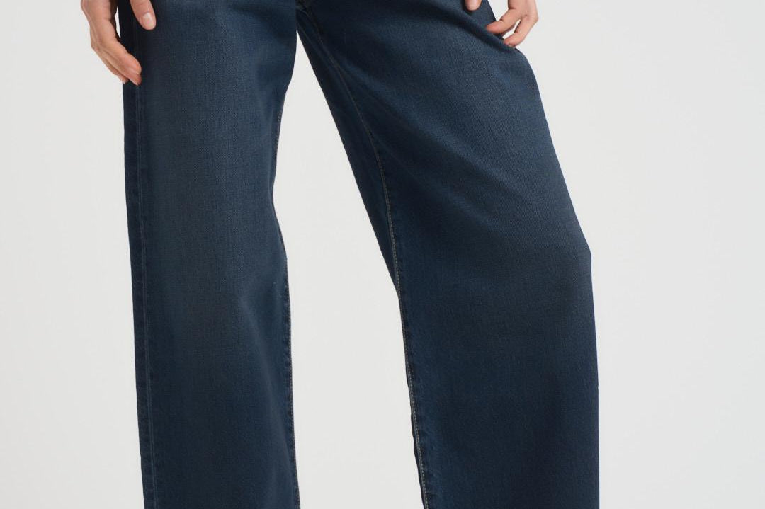 Jeans Poppy donna in denim scuro POPPY DUSTYBLUE ICON DENIM 